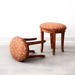 Antique Footstool Pair