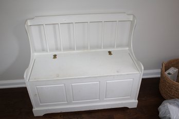White Deacons Bench/chest