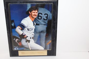 Don Mattingly Signed & Framed Photo