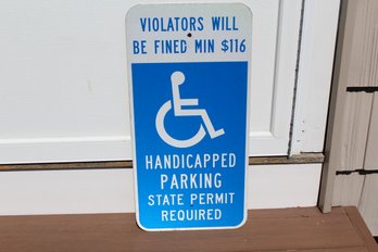 Handicap Parking Sign (Not Shippable)
