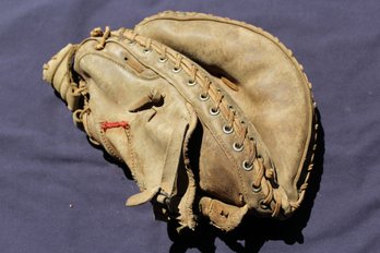 Vintage Rawlings Heart Of The Hide Johnny Bench Catchers Mitt