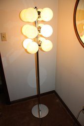 MCM Floor Lamp - Frosted Globes From France