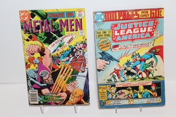 2 Bronze Age Justice League Of America #114 1974 - Metal Men #51 1977
