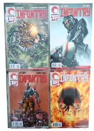 Aftermath Comics INFANTRY Set Issues 1,2,3,4