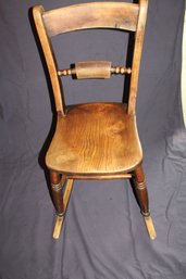 Vintage Children's Rocker - No Nails - Made In England - Fitted Dovetails And Joints