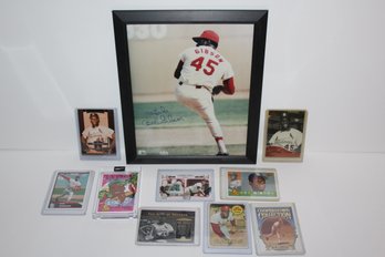 Cool Commemorative Bob Gibson Card Group - UD & Topps (9) - Project 2020 Ermsy Card Sealed