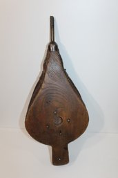 Vintage Wooden Bellows - Note Nail Heads