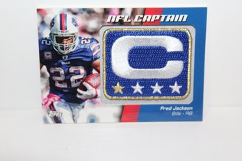 2012 Fred Jackson Buffalo Bills - Captains Patch Card