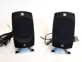 Pair Of Logitech THX Desktop Computer Speakers PID R928