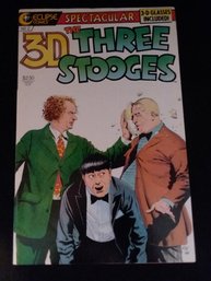 Issue 2 Of 3, Eclipse Comics, Spectacular, 3-d The Three Stooges