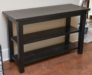 Dark Wood (2) Shelf Entryway/Sofa Table