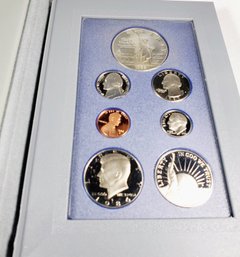 1986 United States Mint Prestige Proof Set In Original Box With COA SILVER