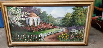 Vermont Artist Ann McFarren Original Oil Painting ~ 54' X 31'