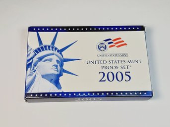 Complete 2005 United States Proof Set With State Quarter