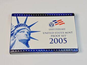 Complete 2005 United States Proof Set With State Quarter