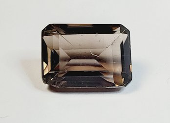 2 Carat ----- 10x6mm Emerald Cut  Smokey Quartz Loose Gemstone