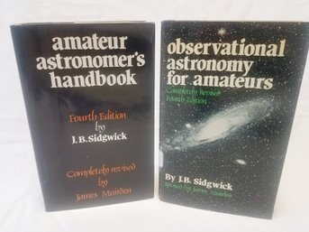 Vintage Astronomy Books By Legendary Author