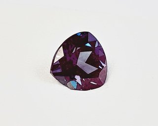 3.5 Carat ----- Tri Cut 10x10mm Lab Created Purple Sapphire Loose Gemstone