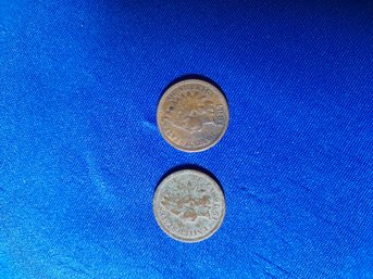 1887 And 1906 One Cent Lot 5