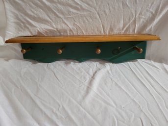 Entry Shelf With Pegs