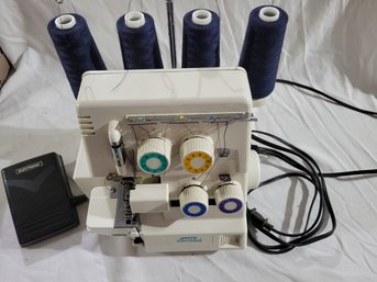 White Speedylock Serger Sewing Machine