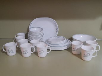 Vintage Corelle By Corning Ware Dish Set