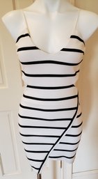 Wylder Size M Slinky Striped Summer Dress