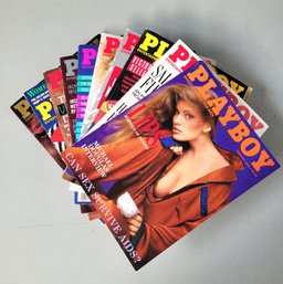(Lot 10 Issues) 1986 Playboy Magazine