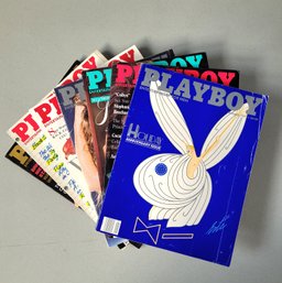 (Lot 7 Issues) 1987 Playboy Magazine