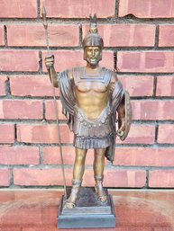 Bronzed Roman Soldier
