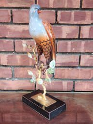Mangani French Porcelain Bird Figure On Base