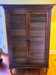 Plantation Style Media Cabinet /Shutter Closet / TV Stand