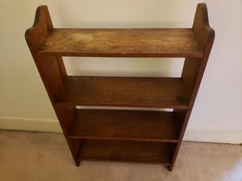 Anitque Book Shelf With Open Back