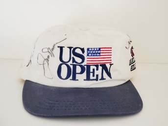 1996 US Open Oakland Hills Country Club Golf Hat Player Signed