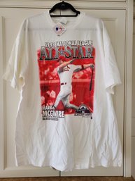1998 Starter MLB National All Star Mark McGwire Size XL T-Shirt - With Original Tags - Never Worn