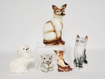 Vintage Assortment Of Porcelain Animal Figurines