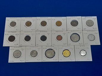 Germany: Lot Of 17 Old Coins (4)