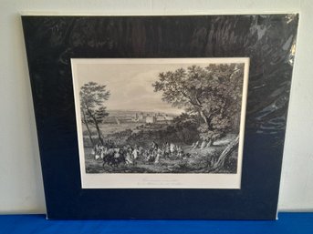 Vincennes In 1665Paris 1838-1849 12'X14' Copper Engraving (4)