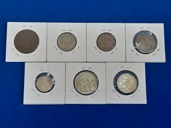 Portugal Lot Of 7 Old Coins (10)