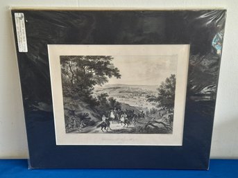 Versailles In 1668 Copper Engraving, Paris 1838-49, 13'x15' Scarce (2)