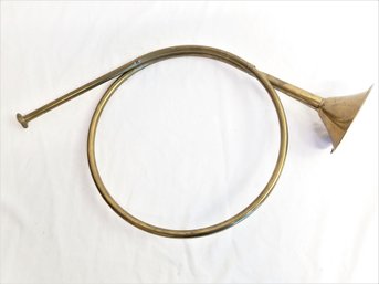 Reproduction Of Vintage Brass Horn For Home Decor