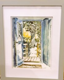 Enchanting Watercolor Signed By Artist Val Cogan?