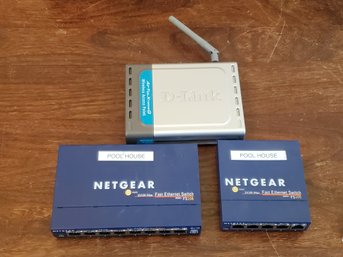 Netgear Ethernet Switches FS105 & FS108 / D-Link Wireless Access Point