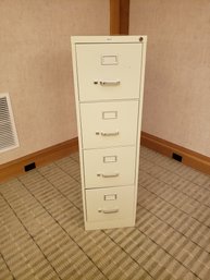 Four Drawer File Cabinet With Key  #1