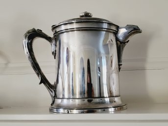 Antique Meriden Silver Co Silver Plate Coffee Pot Style 60