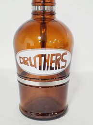 Druthers Brewery Saratoga NY Muster Geschtzt 2 Liter Amber Beer Bottle With Figural Handle