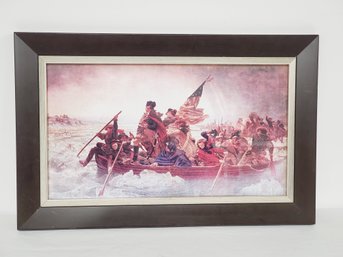 Framed Wall Art - Emanuel Leutze 'Washington Crossing Delaware River In 1776