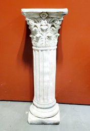 Vintage Cast Contrete Roman Pillar Stand