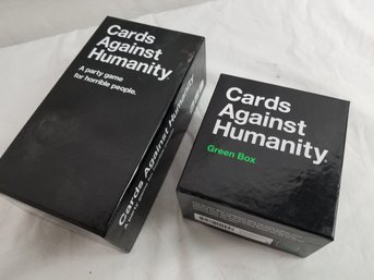 Cards Against Humanity &  Green Box Like New