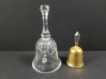 Vintage Bells  - Glass And Brass